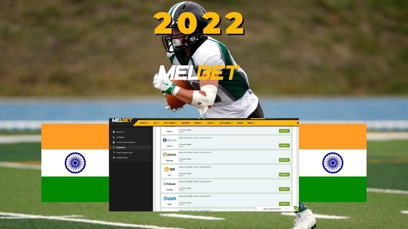 Deposit and Withdrawal Methods Of Melbet Indian Betting Site In 2022